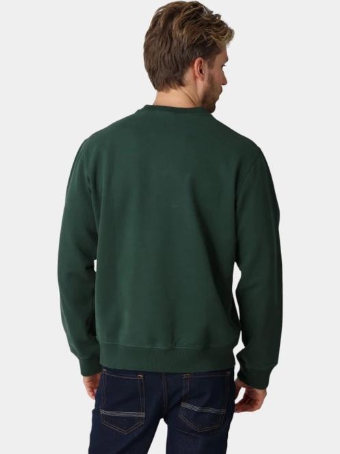 pulover pt. barbati Timberland Established 1973 Embroidered Logo Bb Crew verde inchis 4