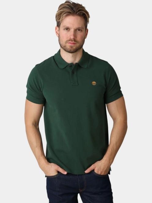 tricou cu guler pt. barbati Timberland Millers River Pique SS Polo verde inchis 2