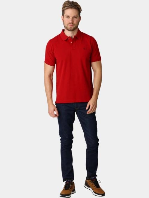 tricou cu guler pt. barbati Timberland Millers River Pique SS Polo bordo 5