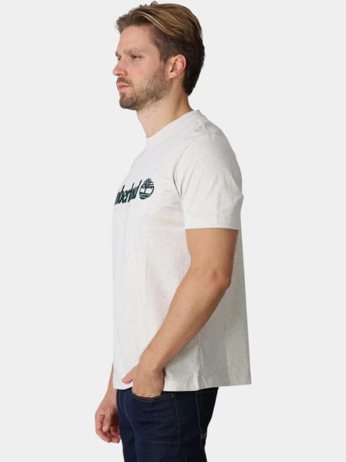 tricou cu maneci scurte pt. barbati Timberland Established 1973 SS Embroidered Tee gri 3