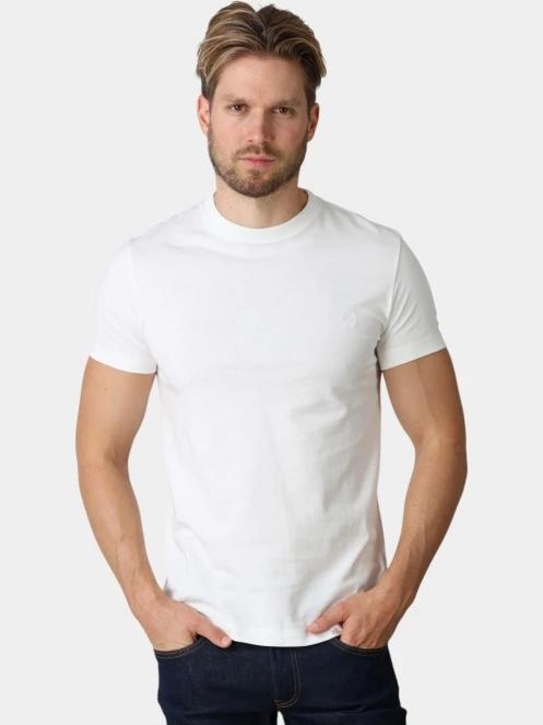 tricou cu maneci scurte pt. barbati Timberland Dunstan River SS Tee (Slim) alb 2