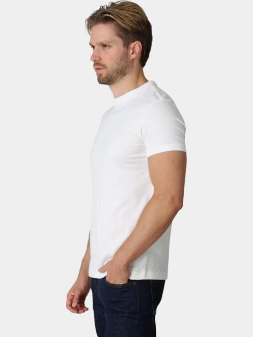 tricou cu maneci scurte pt. barbati Timberland Dunstan River SS Tee (Slim) alb 3