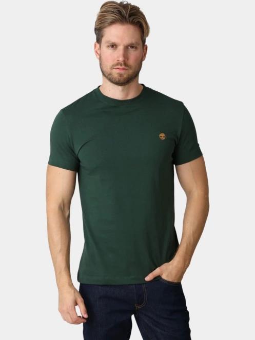 tricou cu maneci scurte pt. barbati Timberland Dunstan River SS Tee (Slim) verde inchis 2
