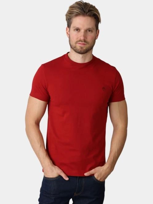 tricou cu maneci scurte pt. barbati Timberland Dunstan River SS Tee (Slim) bordo 2