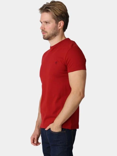tricou cu maneci scurte pt. barbati Timberland Dunstan River SS Tee (Slim) bordo 3