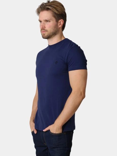 tricou cu maneci scurte pt. barbati Timberland Dunstan River SS Tee (Slim) albastru inchis 3