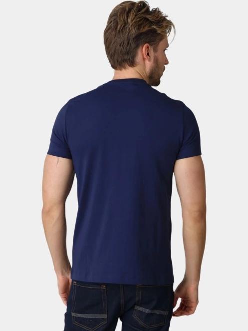 tricou cu maneci scurte pt. barbati Timberland Dunstan River SS Tee (Slim) albastru inchis 4