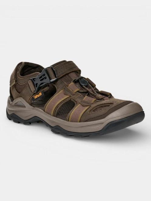 sandale de drumetie pt. barbati Teva Omnium 2 Leather maro 2