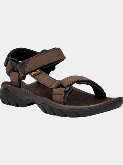 sandale de drumetie pt. barbati Teva Terra Fi 5 Universal Leather maro 2