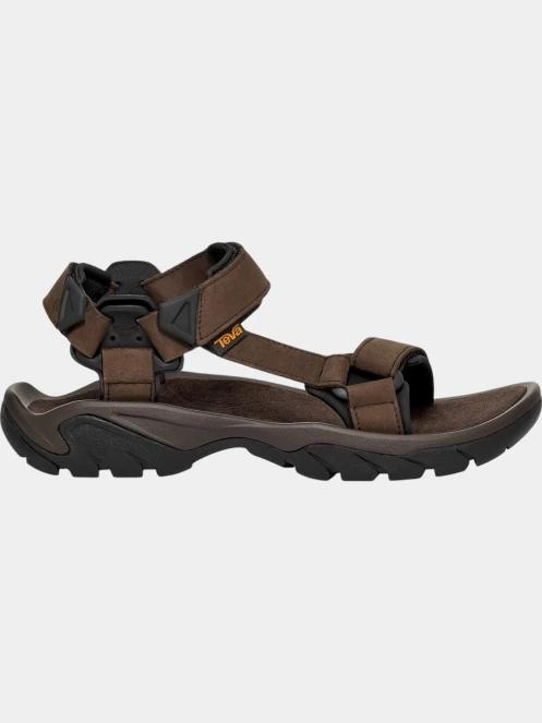 sandale de drumetie pt. barbati Teva Terra Fi 5 Universal Leather maro 3