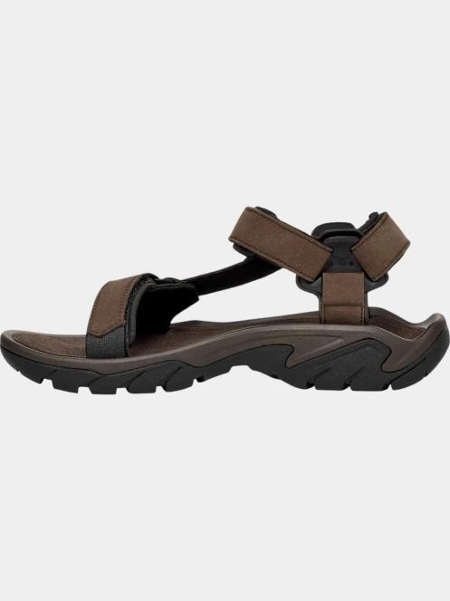 sandale de drumetie pt. barbati Teva Terra Fi 5 Universal Leather maro 4