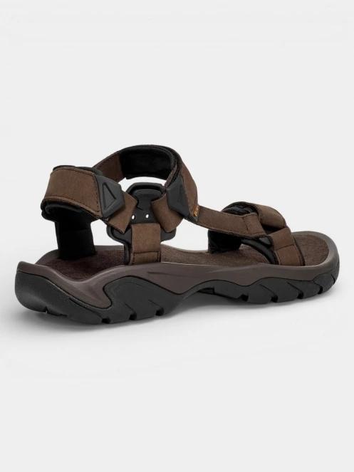 sandale de drumetie pt. barbati Teva Terra Fi 5 Universal Leather maro 5