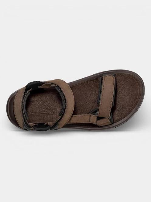 sandale de drumetie pt. barbati Teva Terra Fi 5 Universal Leather maro 6