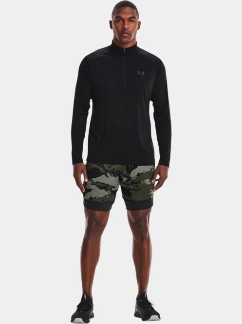 tricou cu maneci lungi, pentru sport pt. barbati Under Armour UA Tech 2.0 1/2 Zip negru 4