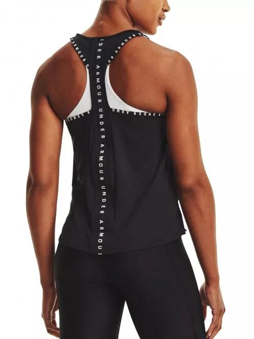 tricou pentru sport, cu maneci scurte pt. femei Under Armour Ua Knockout Tank negru 3