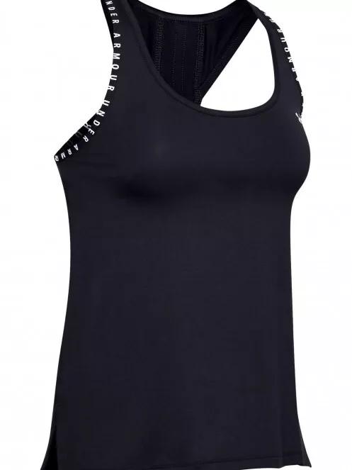 tricou pentru sport, cu maneci scurte pt. femei Under Armour Ua Knockout Tank negru 4