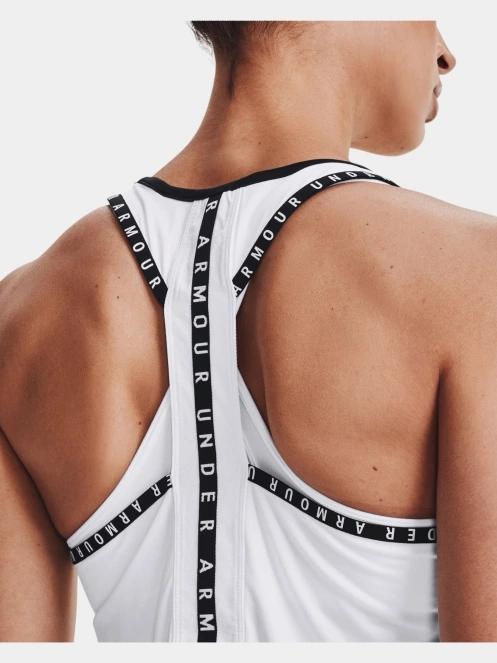 bluza tank pt. femei Under Armour UA Knockout Tank alb 5