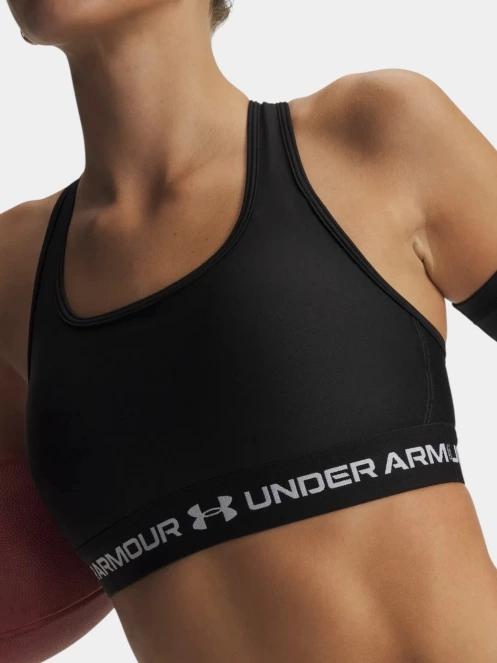 sutien pentru sport pt. femei Under Armour Crossback Mid Bra negru 4