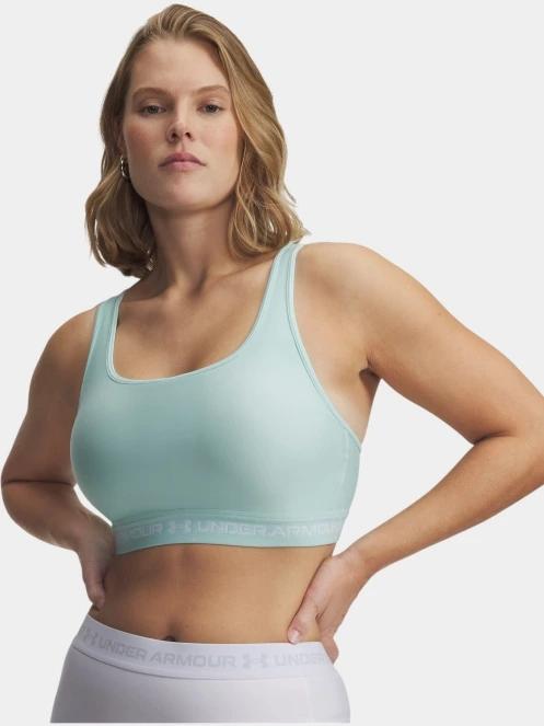 sutien pentru sport pt. femei Under Armour Crossback Mid Bra albastru deschis 5