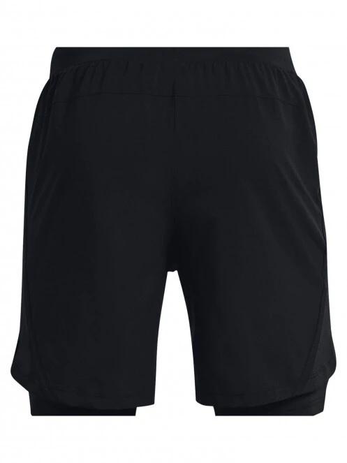pantaloni de sport pt. barbati Under Armour Ua Launch 7'' 2-In-1 Short negru 7