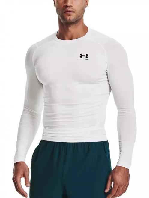 tricou cu maneci lungi, pentru sport pt. barbati Under Armour Ua Hg Armour Comp Ls alb 2