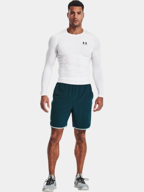 tricou cu maneci lungi, pentru sport pt. barbati Under Armour UA HG Armour Comp LS alb 4