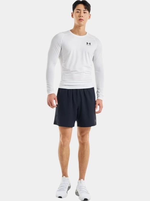 tricou cu maneci lungi, pentru sport pt. barbati Under Armour UA HG Armour Comp LS alb 4