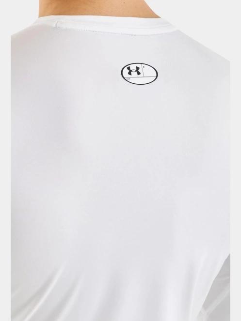 tricou cu maneci lungi, pentru sport pt. barbati Under Armour UA HG Armour Comp LS alb 5