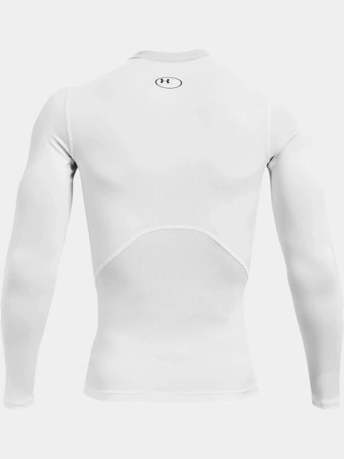 tricou cu maneci lungi, pentru sport pt. barbati Under Armour UA HG Armour Comp LS alb 8