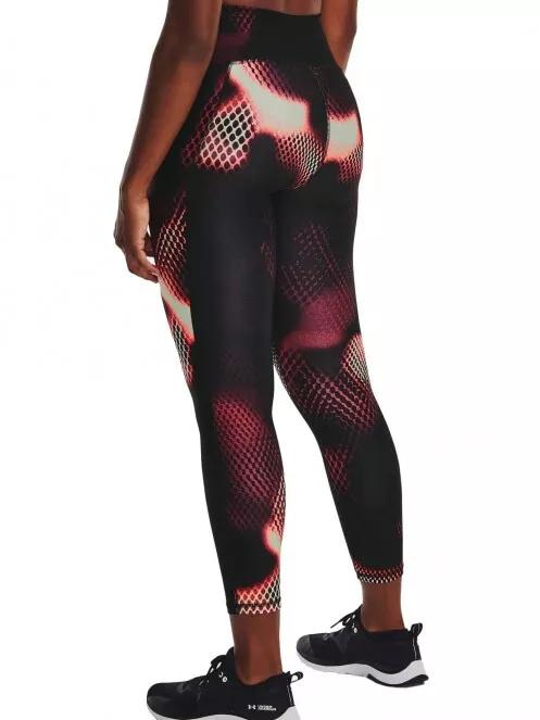 pantaloni de sport pt. femei Under Armour Armour Aop Ankle Leg rosu 3
