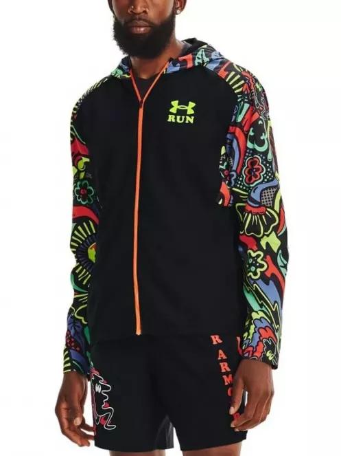 jacheta pentru alergare pt. barbati Under Armour Ua Keep Run Weird Jacket negru 2