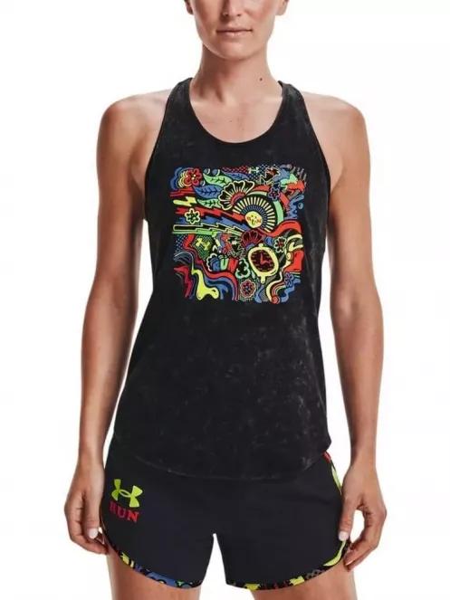 maiou pt. femei Under Armour Ua Keep Run Weird Tank negru 2