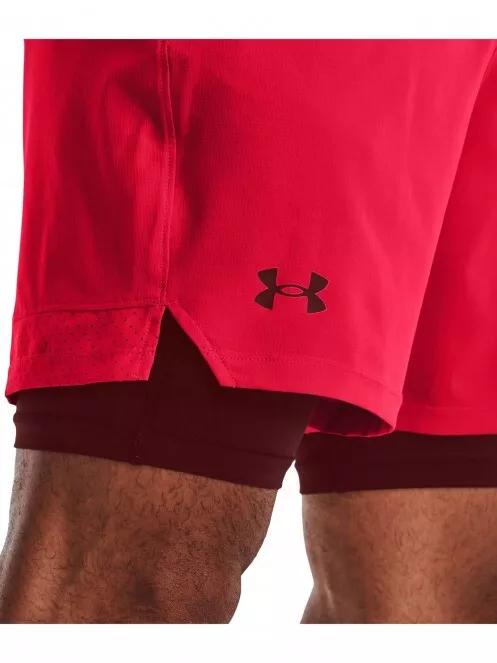 pantaloni scurti pentru sport pt. barbati Under Armour Ua Vanish Woven 2In1 Sts rosu 4