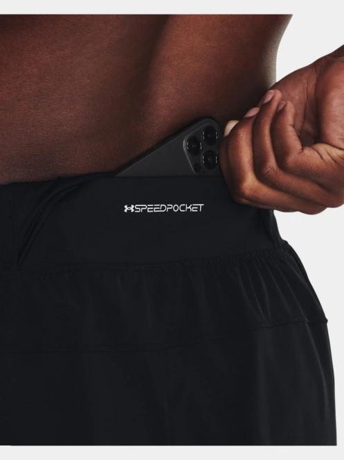 pantaloni scurti pentru sport pt. barbati Under Armour UA Launch PRO 7'' Shorts negru 5