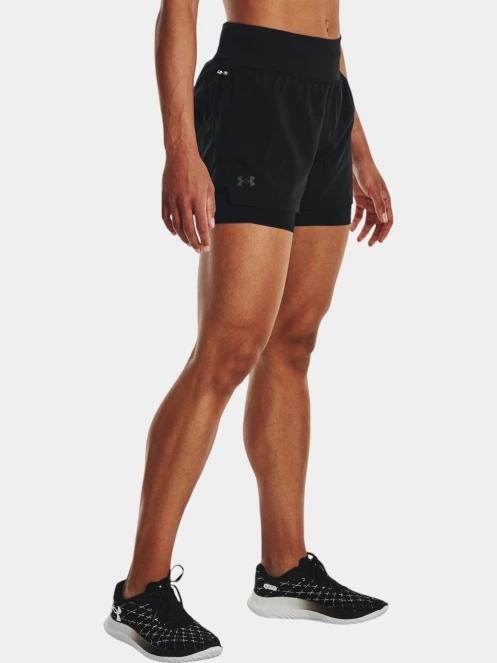 pantaloni scurti pentru sport pt. femei Under Armour Ua Launch Pro 2in1 Shorts negru 2