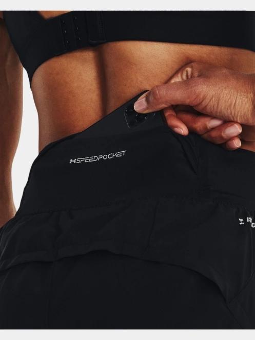 pantaloni scurti pentru sport pt. femei Under Armour Ua Launch Pro 2in1 Shorts negru 6