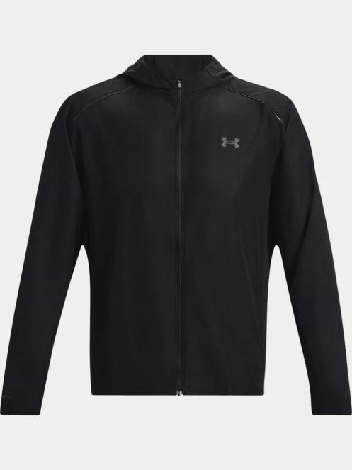 jacheta pentru alergare pt. barbati Under Armour Ua Storm Run Hooded Jacket negru 7