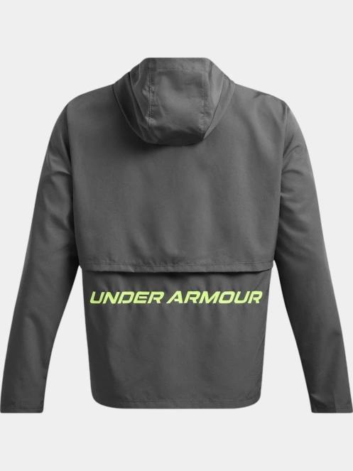 jacheta pentru alergare pt. barbati Under Armour Ua Storm Run Hooded Jacket gri 5