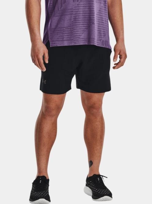 pantaloni scurti pentru sport pt. barbati Under Armour UA Launch PRO 2n1 7'' Shorts negru 2