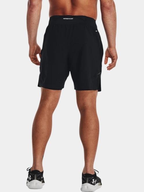 pantaloni scurti pentru sport pt. barbati Under Armour UA Launch PRO 2n1 7'' Shorts negru 3