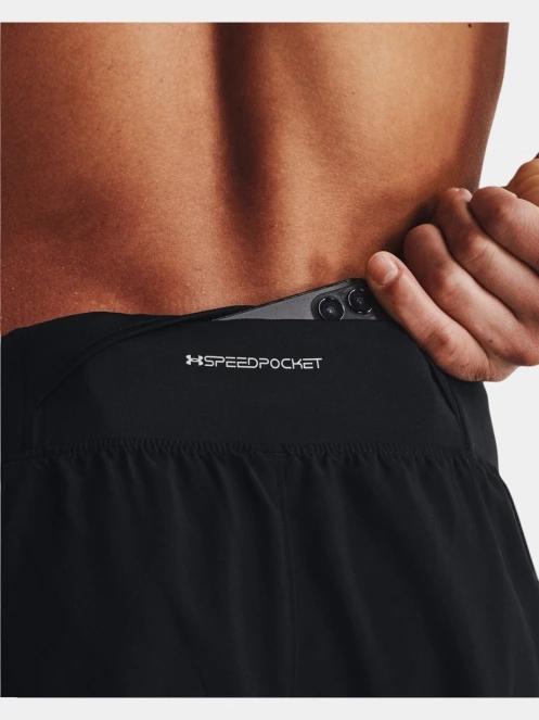 pantaloni scurti pentru sport pt. barbati Under Armour UA Launch PRO 2n1 7'' Shorts negru 5