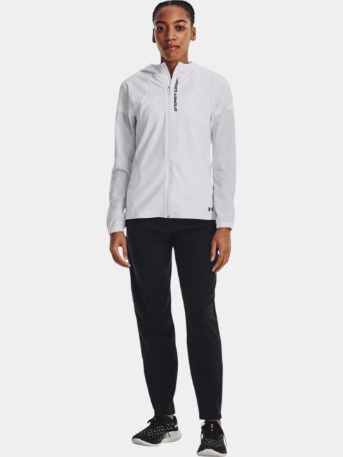 jacheta pentru alergare pt. femei Under Armour UA OutRun the Storm Jacket alb 4