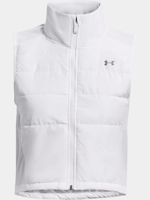vesta pentru alergare pt. femei Under Armour Launch Insulated Vest alb 5