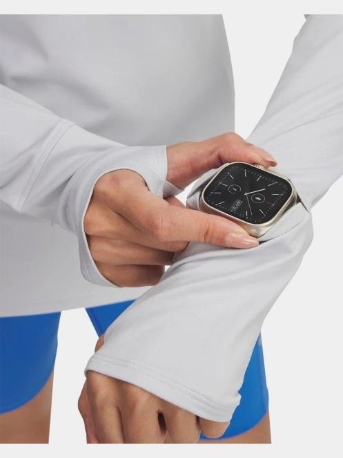 tricou cu maneci lungi, pentru sport pt. femei Under Armour UA Launch Pro Half Zip gri 4