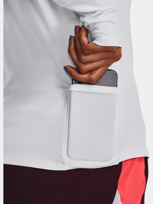 tricou cu maneci lungi, pentru sport pt. barbati Under Armour UA Launch Pro Half Zip alb 4