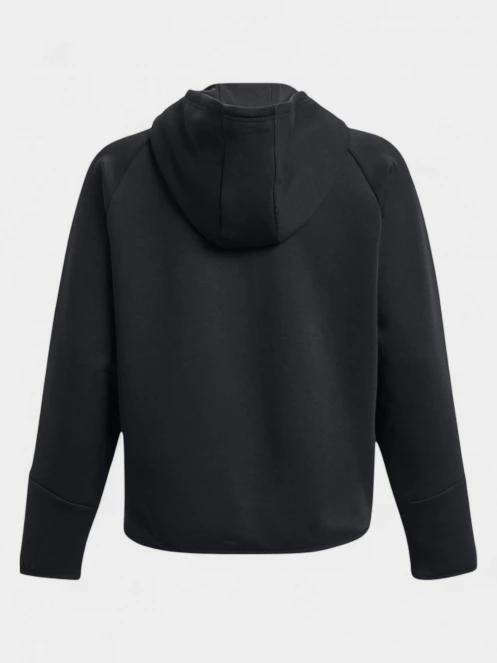 pulover cu gluga pt. femei Under Armour Unstoppable Fleece FZ negru 7