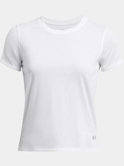 tricou pentru sport, cu maneci scurte pt. femei Under Armour UA Launch Shortsleeve alb 4