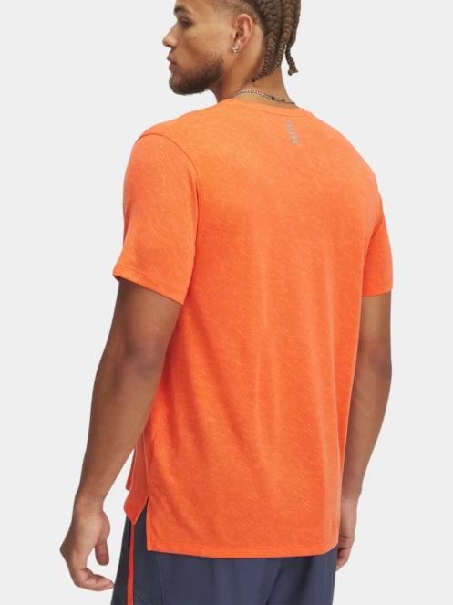 tricou pentru sport, cu maneci scurte pt. barbati Under Armour UA Launch Shortsleeve portocaliu 3