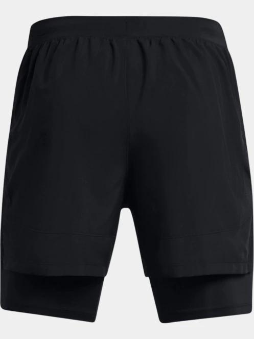 pantaloni scurti pentru sport pt. barbati Under Armour UA Launch 5'' 2-IN-1 Shorts negru 7