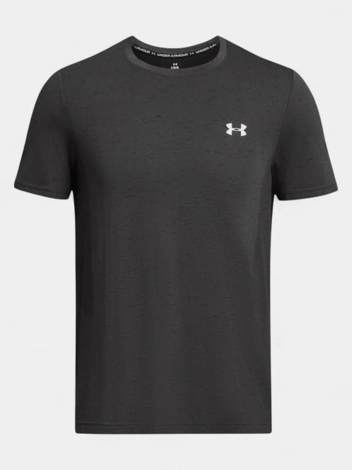 tricou pentru sport, cu maneci scurte pt. barbati Under Armour Vanish Seamless SS gri 5